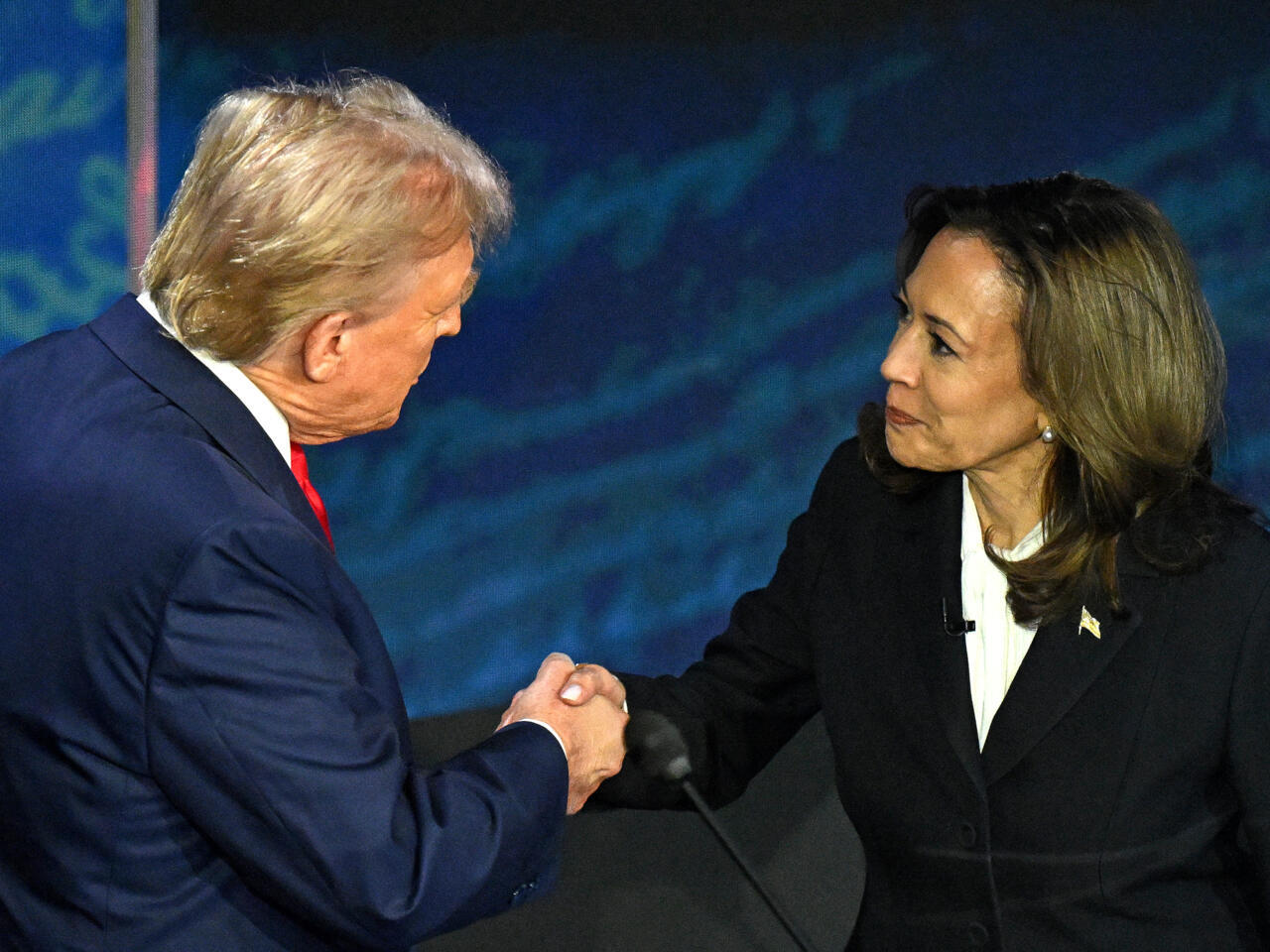 Harris and Trump