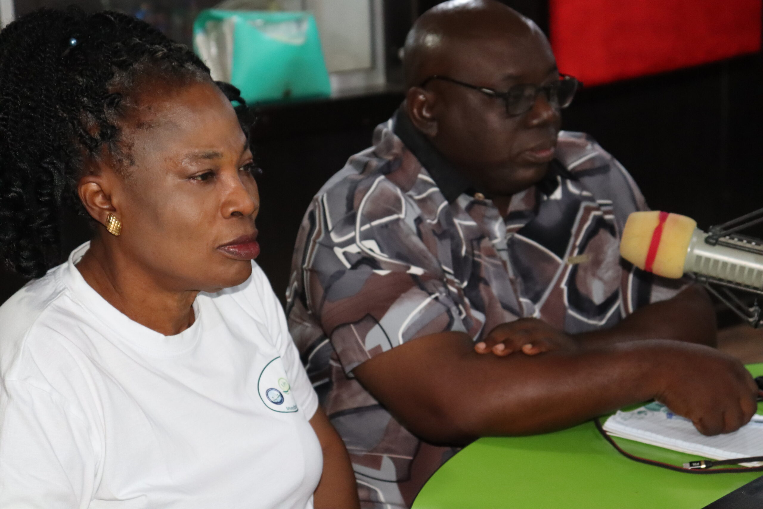 Agribusiness Coordinator, Antonia Esenwa; Rural Institution, Youth, Gender Coordinator, Dr. Clement Uwem.